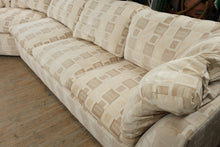Load image into Gallery viewer, Modern Sectional Sofa with Geometric Upholstery and Feather Down Cushions
