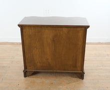 Load image into Gallery viewer, Louis XV Style Walnut Three Drawer Nightstand Bombe Chest 32.5 Inch
