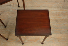 Load image into Gallery viewer, Elegant Set of 3 Mahogany Nesting Tables by Bombay Company

