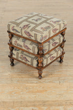 Load image into Gallery viewer, Set of 3 Stacking Mallard Footstools
