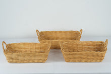 Load image into Gallery viewer, &quot;Harvest Home&quot; Set of 3 Woven Storage Baskets

