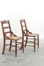 Load image into Gallery viewer, Set of 4 East Lake Chairs with Hand Caned Seats
