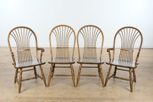 Load image into Gallery viewer, Set of 4 Oak Windsor Dining Chairs
