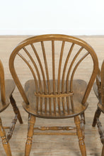Load image into Gallery viewer, Set of 4 Oak Windsor Dining Chairs
