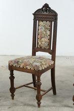 Load image into Gallery viewer, Set of 6 Italian Renaissance Revival Walnut Dining Chairs
