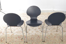 Load image into Gallery viewer, Set of 6 Navy Blue Dining Chairs

