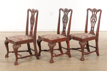 Load image into Gallery viewer, Set of 8 Acanthus Carved Dining Chairs with Ball and Claw Feet
