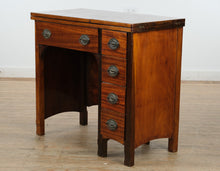 Load image into Gallery viewer, Vintage Drop-Leaf Sewing Machine Desk – Refinished &amp; Functional
