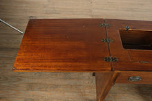 Load image into Gallery viewer, Vintage Drop-Leaf Sewing Machine Desk – Refinished &amp; Functional
