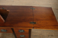 Load image into Gallery viewer, Vintage Drop-Leaf Sewing Machine Desk – Refinished &amp; Functional
