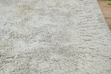 Load image into Gallery viewer, Large Shag Area Rug 9 x 12 Light Gray Plush High Pile Modern Neutral
