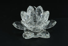 Load image into Gallery viewer, Godinger Shannon Crystal Lotus Candle Holders – Set of 2 in Original Box
