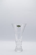 Load image into Gallery viewer, Shannon by Godinger Crystal Flared Vase 8.5 Inch Lead Crystal
