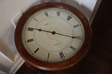 Load image into Gallery viewer, Traditional Cherry Clock Side Table
