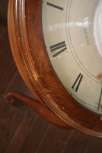 Load image into Gallery viewer, Traditional Cherry Clock Side Table
