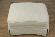 Load image into Gallery viewer, Sherrill Upholstered Armchair with Ottoman – Neutral Cream with Subtle Sheen

