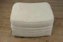 Load image into Gallery viewer, Sherrill Upholstered Armchair with Ottoman – Neutral Cream with Subtle Sheen
