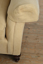 Load image into Gallery viewer, Sherrill Furniture Golden Wheat Upholstered Sofa Rolled Arm Couch
