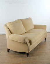 Load image into Gallery viewer, Sherrill Furniture Golden Wheat Upholstered Sofa Rolled Arm Couch
