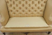 Load image into Gallery viewer, Sherrill Furniture High-Back Tufted Upholstered Sofa in Golden Herringbone
