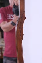 Load image into Gallery viewer, Vintage Chippendale Style Wall Mirror Mahogany Finish 18 5x33

