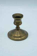 Load image into Gallery viewer, Vintage Brass Candlestick Holders Pair M Mark Traditional Taper Candle Holders

