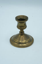 Load image into Gallery viewer, Vintage Brass Candlestick Holders Pair M Mark Traditional Taper Candle Holders
