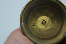 Load image into Gallery viewer, Vintage Brass Candlestick Holders Pair M Mark Traditional Taper Candle Holders
