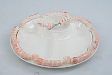 Load image into Gallery viewer, Vintage Shafford Gourmet Shrimp Cocktail Serving Platter Divided Tray Boxed
