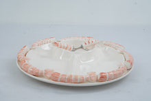 Load image into Gallery viewer, Vintage Shafford Gourmet Shrimp Cocktail Serving Platter Divided Tray Boxed
