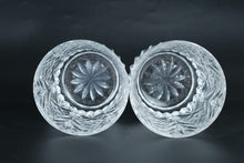 Load image into Gallery viewer, Pair of Cut Crystal Double Old Fashioned Glasses
