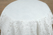 Load image into Gallery viewer, Skirted Accent Table with Lace Overlay
