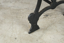 Load image into Gallery viewer, Vintage Cast Iron Base Coffee Table Wood Top Rustic Industrial Side Table
