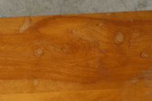 Load image into Gallery viewer, Vintage Cast Iron Base Coffee Table Wood Top Rustic Industrial Side Table
