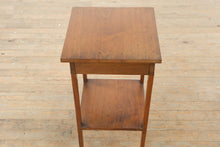 Load image into Gallery viewer, Simple Oak Side Table with Drawer and Lower Shelf
