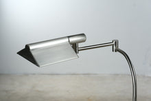 Load image into Gallery viewer, Modern Brushed Nickel Adjustable LED Floor Reading Lamp Contemporary
