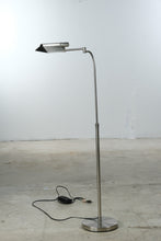 Load image into Gallery viewer, Modern Brushed Nickel Adjustable LED Floor Reading Lamp Contemporary
