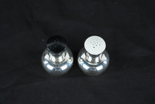 Load image into Gallery viewer, Inspec Salt and Pepper Shaker Set Silver Tone Modernist Made in Japan
