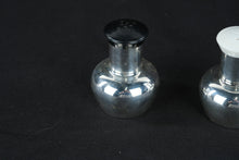 Load image into Gallery viewer, Inspec Salt and Pepper Shaker Set Silver Tone Modernist Made in Japan
