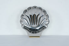 Load image into Gallery viewer, Vintage Summit Italy 18 10 Stainless Steel Seashell Serving Dish Two Tone
