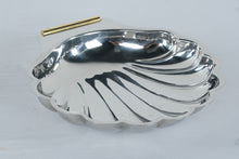 Load image into Gallery viewer, Vintage Summit Italy 18 10 Stainless Steel Seashell Serving Dish Two Tone
