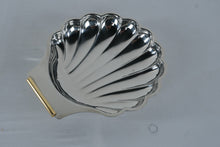 Load image into Gallery viewer, Vintage Summit Italy 18 10 Stainless Steel Seashell Serving Dish Two Tone
