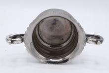Load image into Gallery viewer, Antique Quadruple Silverplate Sugar Bowl – Floral Engraved, Double Handles, Pattern 46
