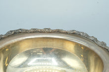 Load image into Gallery viewer, Vintage Silver Plate Chafing Dish Ornate Floral Stand Black Handle Domed Lid
