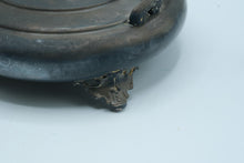 Load image into Gallery viewer, Antique Silver Plate Spirit Kettle Stand Burner Ornate Folding Handles
