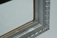 Load image into Gallery viewer, The Belle Époque Crest Mirror – Silver Over Gilt Ornate Wall Mirror (36&quot; x 48&quot;)
