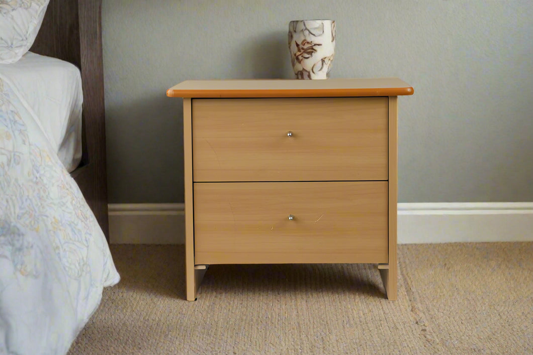 Simple 2- Drawer Nightstand