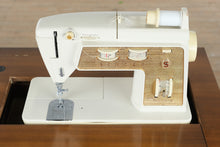 Load image into Gallery viewer, Singer Golden Touch &amp; Sew II Sewing Machine with Walnut Desk
