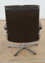 Load image into Gallery viewer, Norwegian Leather Swivel Recliner by Skoghaugen Industries
