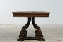 Load image into Gallery viewer, Slate Top Scroll Base Side Table
